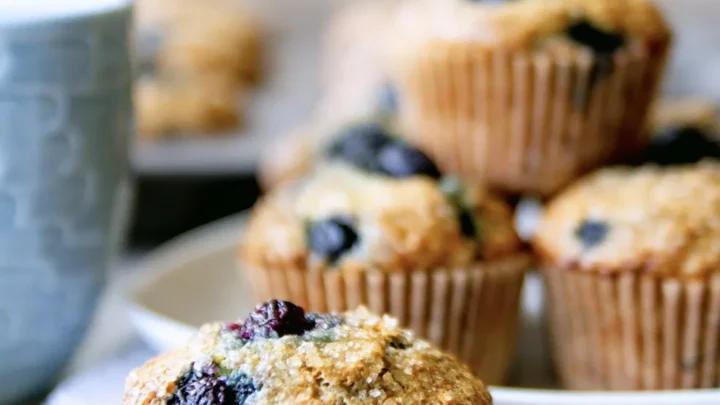 Image for The Best Vegan Blueberry Muffins