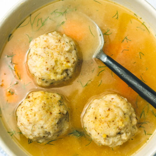 Perfect Vegan Matzo Ball Soup with Just Egg! – Big Box Vegan