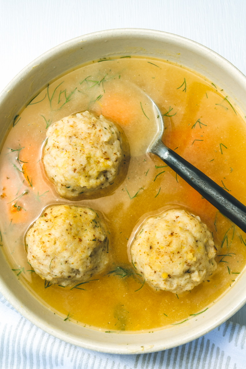 Perfect Vegan Matzo Ball Soup with Just Egg! – Big Box Vegan