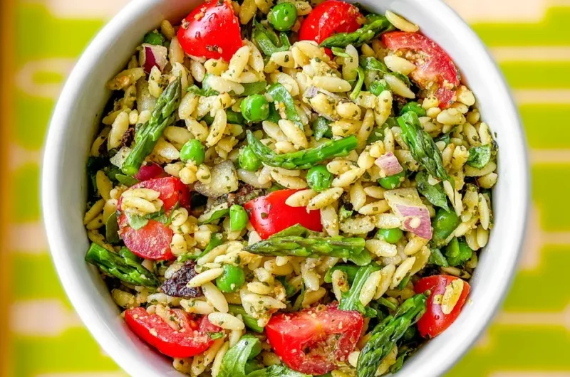 Easy Spring Pesto Pasta Salad