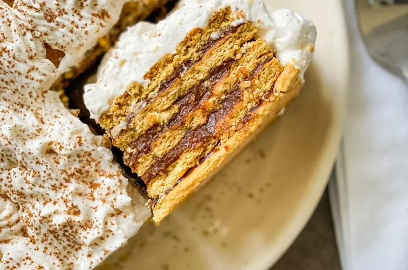 Vegan Chocolate Pudding Icebox Cake