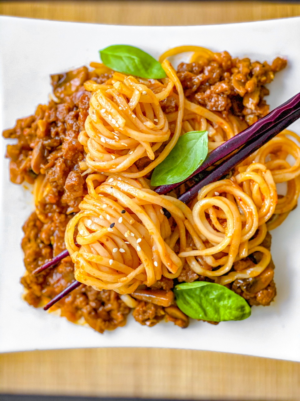 Vegan Asian Bolognese Noodles Big Box Vegan