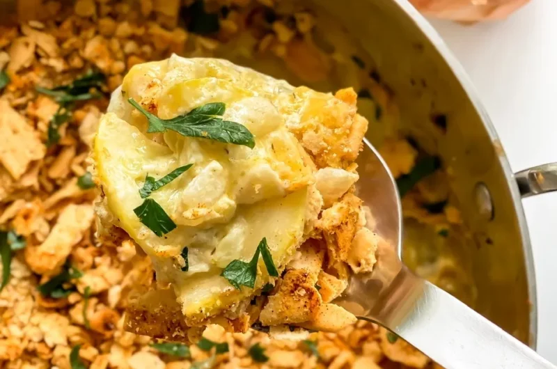 Easy Cheesy Summer Squash Casserole