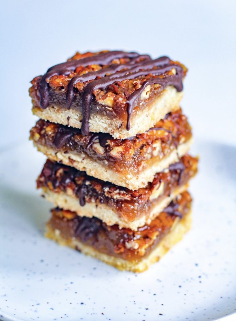 The Best Vegan Chocolate Pecan Pie Bars – Big Box Vegan