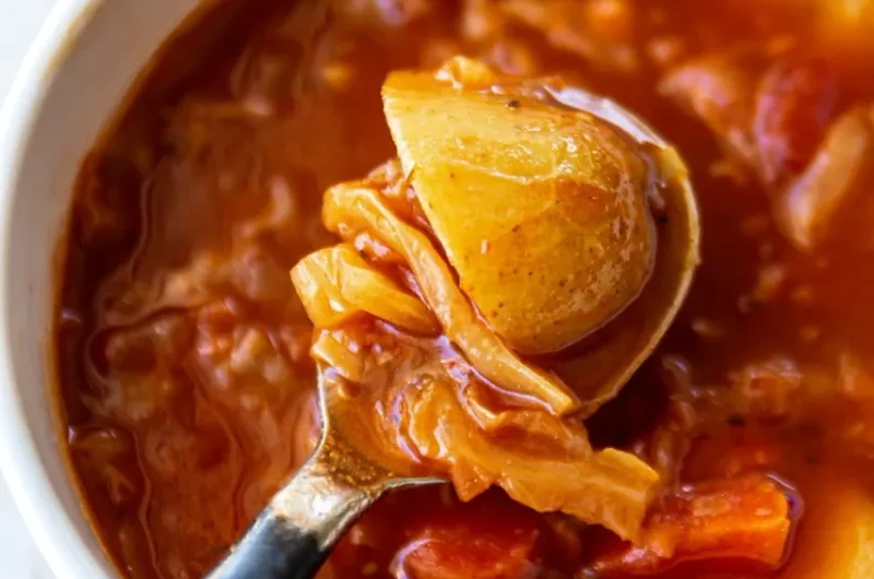 Vegan Hungarian Cabbage Soup