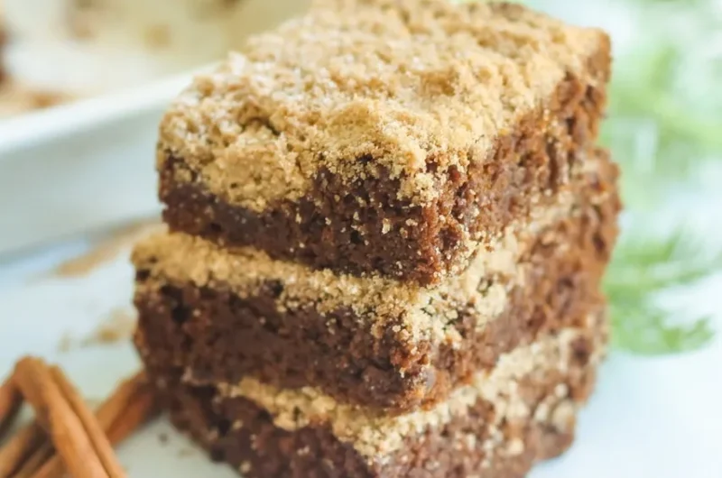 Vegan Gingerbread Crumb Cake