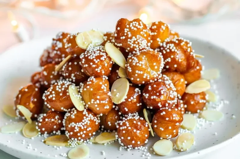 Vegan Struffoli (Italian “Honey” Balls)