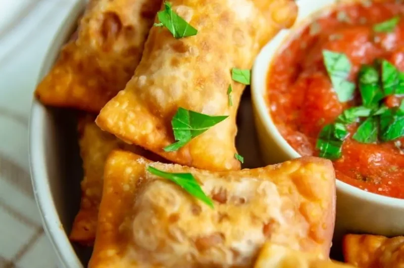 Easy Vegan Pizza Rolls