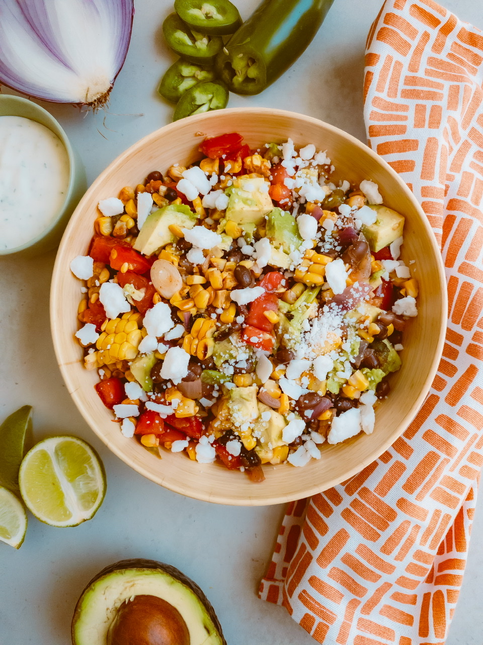 Vegan Mexican Roasted Street Corn Salad – Big Box Vegan