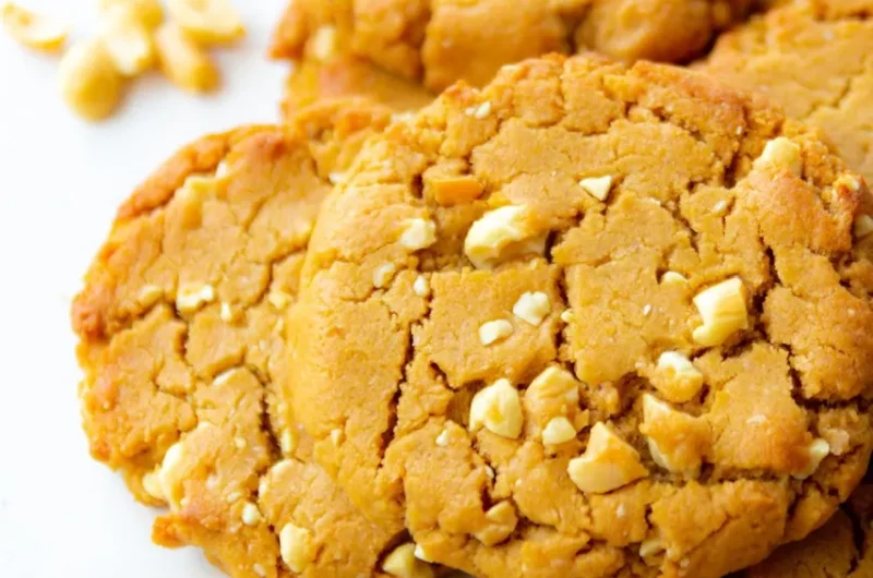 The Chewiest Vegan Peanut Butter Cookies