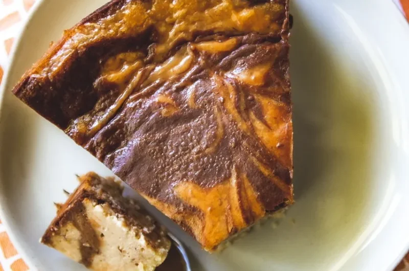 Vegan Peanut Butter & Chocolate Cheesecake
