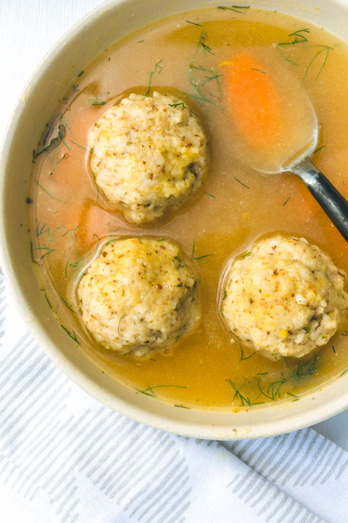 Vegetarian Matzo Ball Soup Recipe - How To Make Vegetarian Matzo