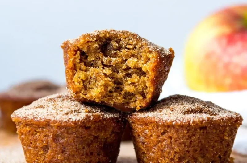 Vegan Gluten-Free Apple Cider Donut Muffins