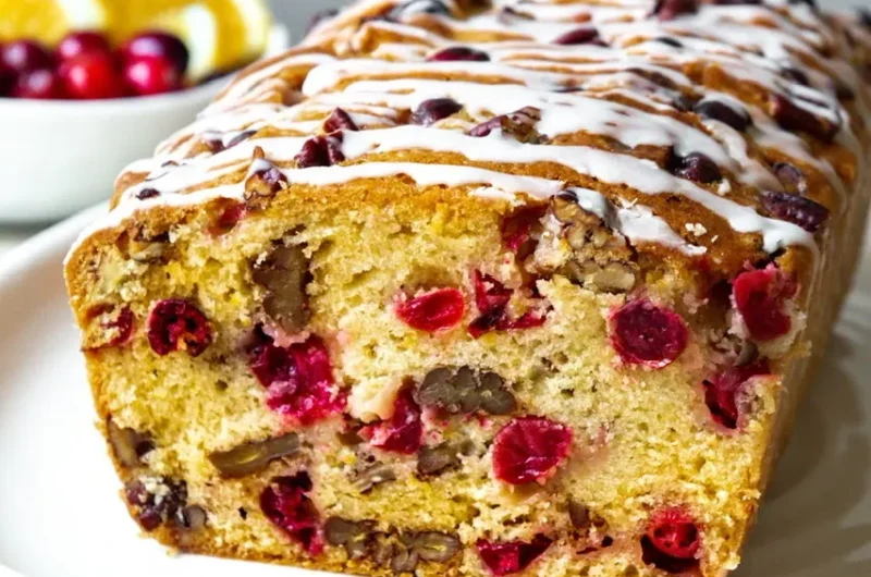 Vegan Orange Cranberry Nut Bread