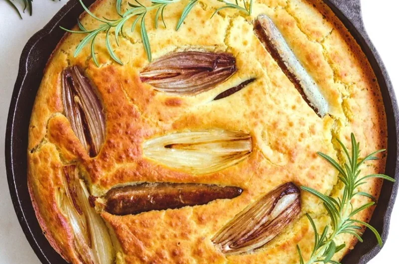 Vegan Toad in the Hole with Just Egg