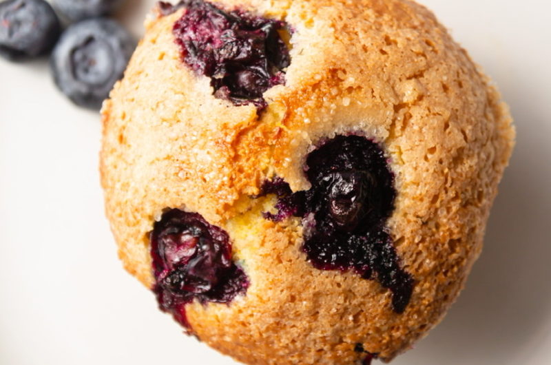 The Best Vegan Blueberry Corn Muffins
