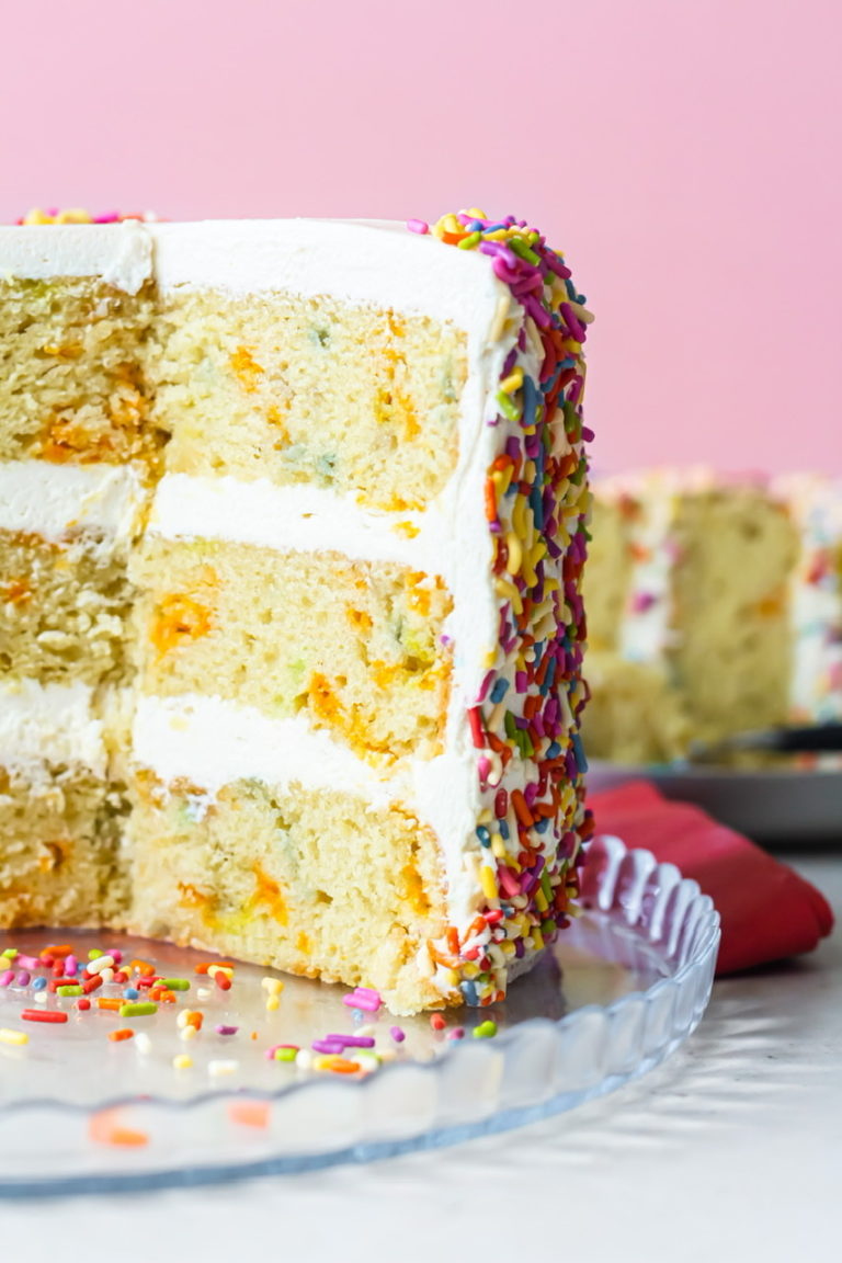 The Ultimate Vegan Funfetti Cake Big Box Vegan