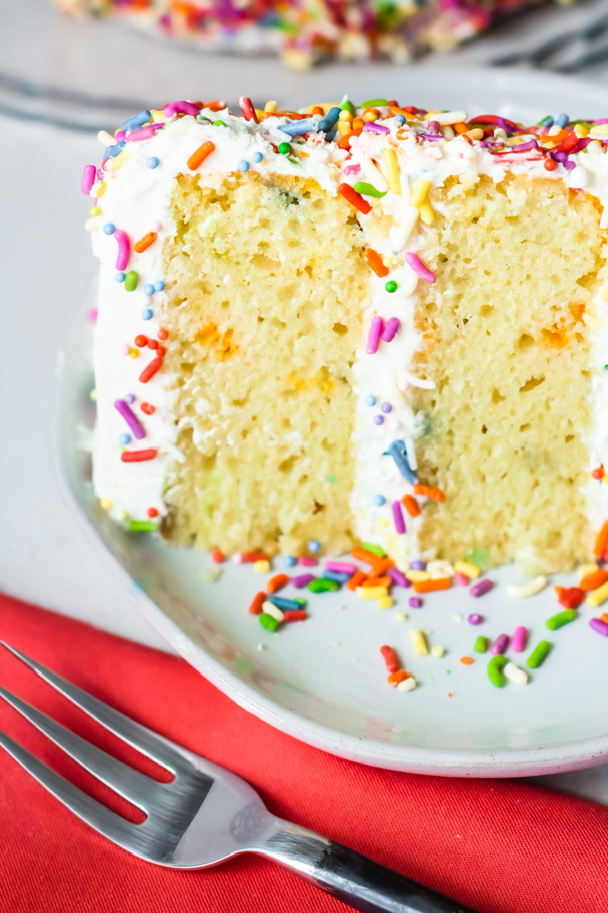 The Ultimate Vegan Funfetti Cake Big Box Vegan