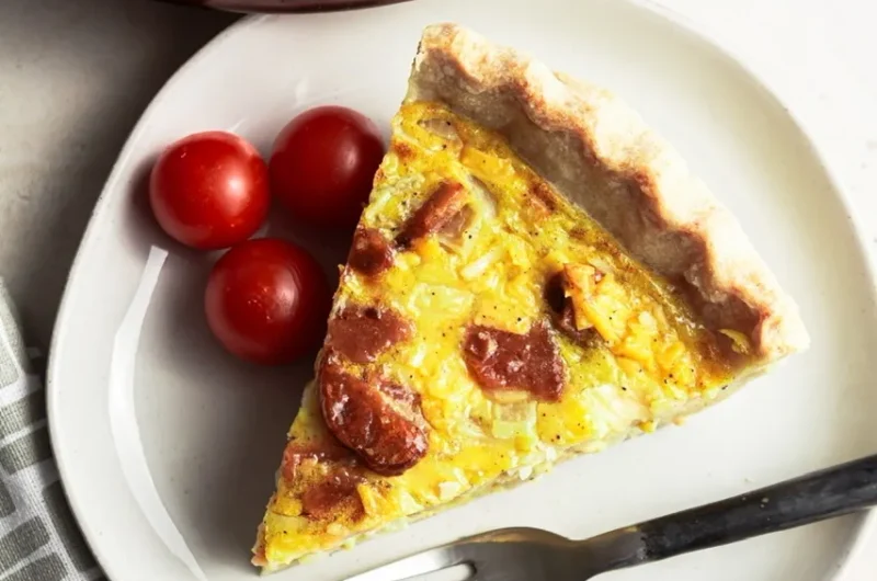 Vegan Quiche Lorraine with Just Egg