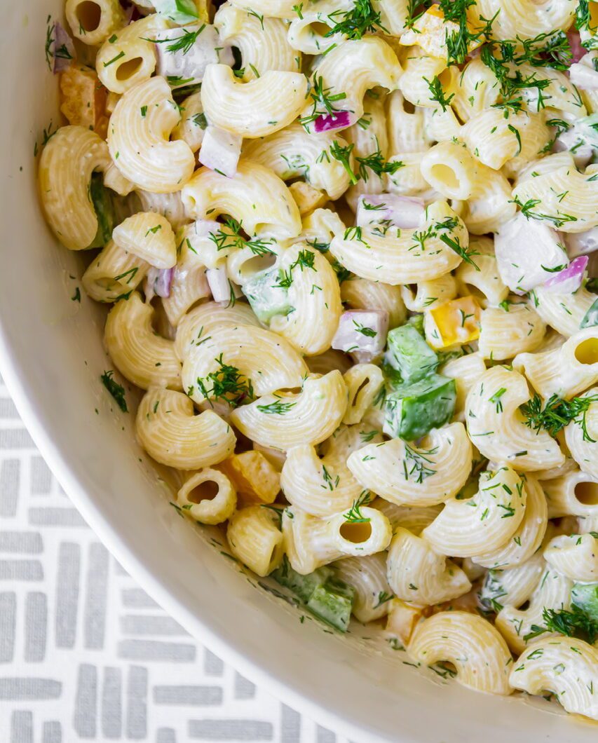 Easy Vegan Macaroni Salad