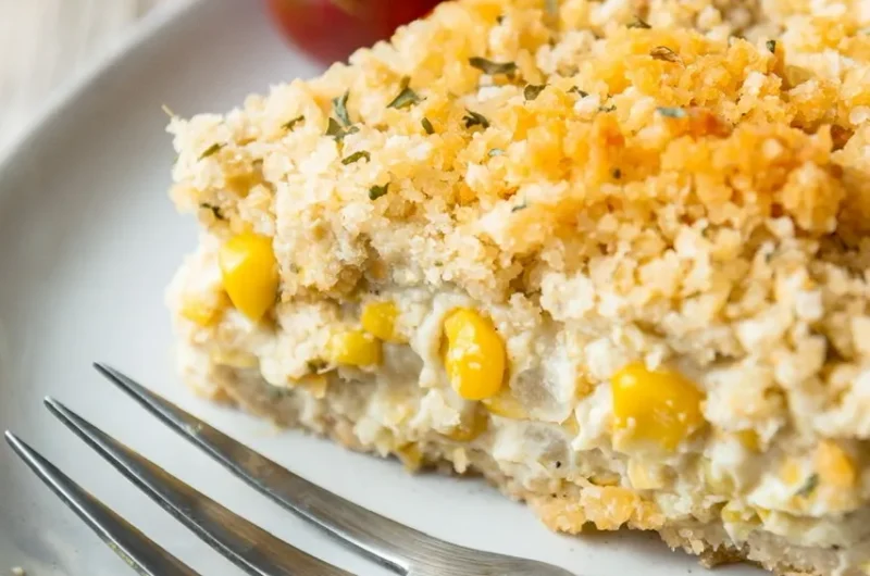 Vegan Corn Pie with Just Egg