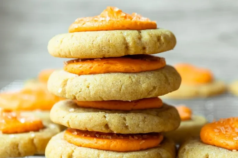 Vegan Pumpkin Spice Lofthouse Style Cookies