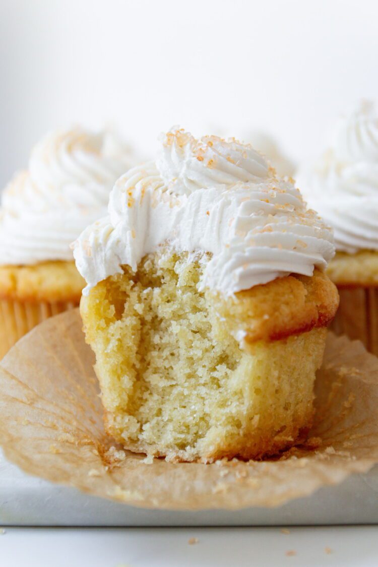 Vegan Vanilla Cupcakes – Big Box Vegan