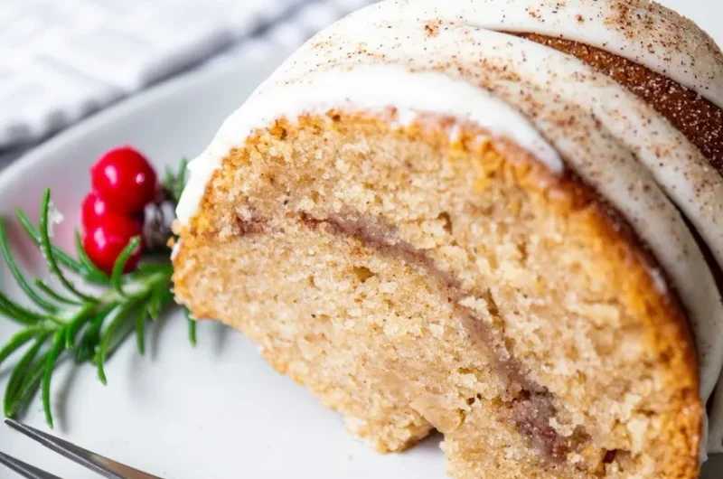 Vegan Eggnog Bundt Cake