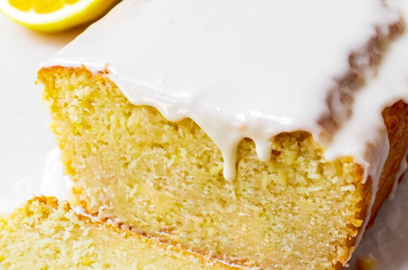 Vegan Coffeehouse Iced Lemon Loaf Cake – Big Box Vegan