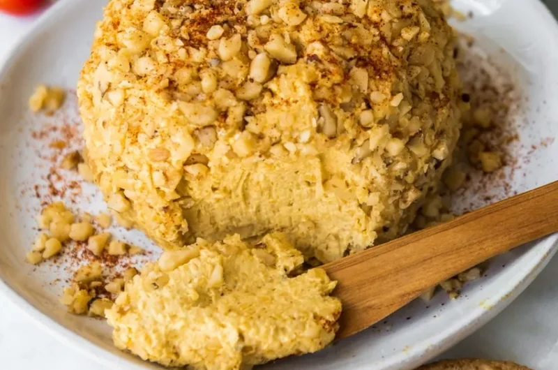 The Easiest Vegan Cheese Ball