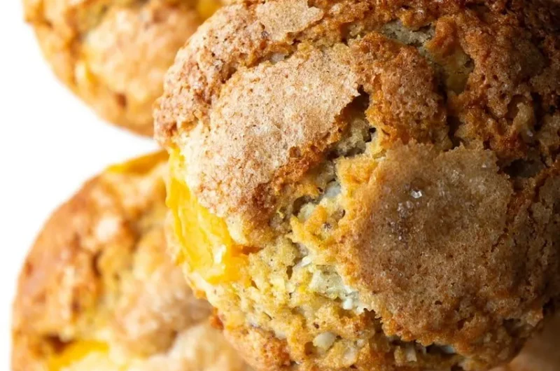 Vegan Coconut Lime Mango Muffins