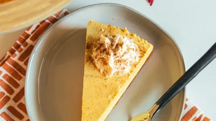 Image for Vegan No-Bake Pumpkin Cheesecake