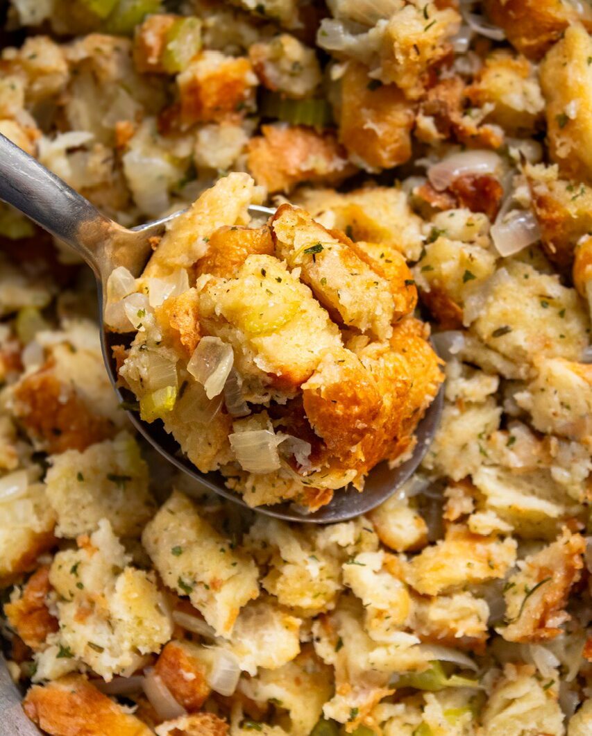 Classic Vegan Plain Bread Stuffing