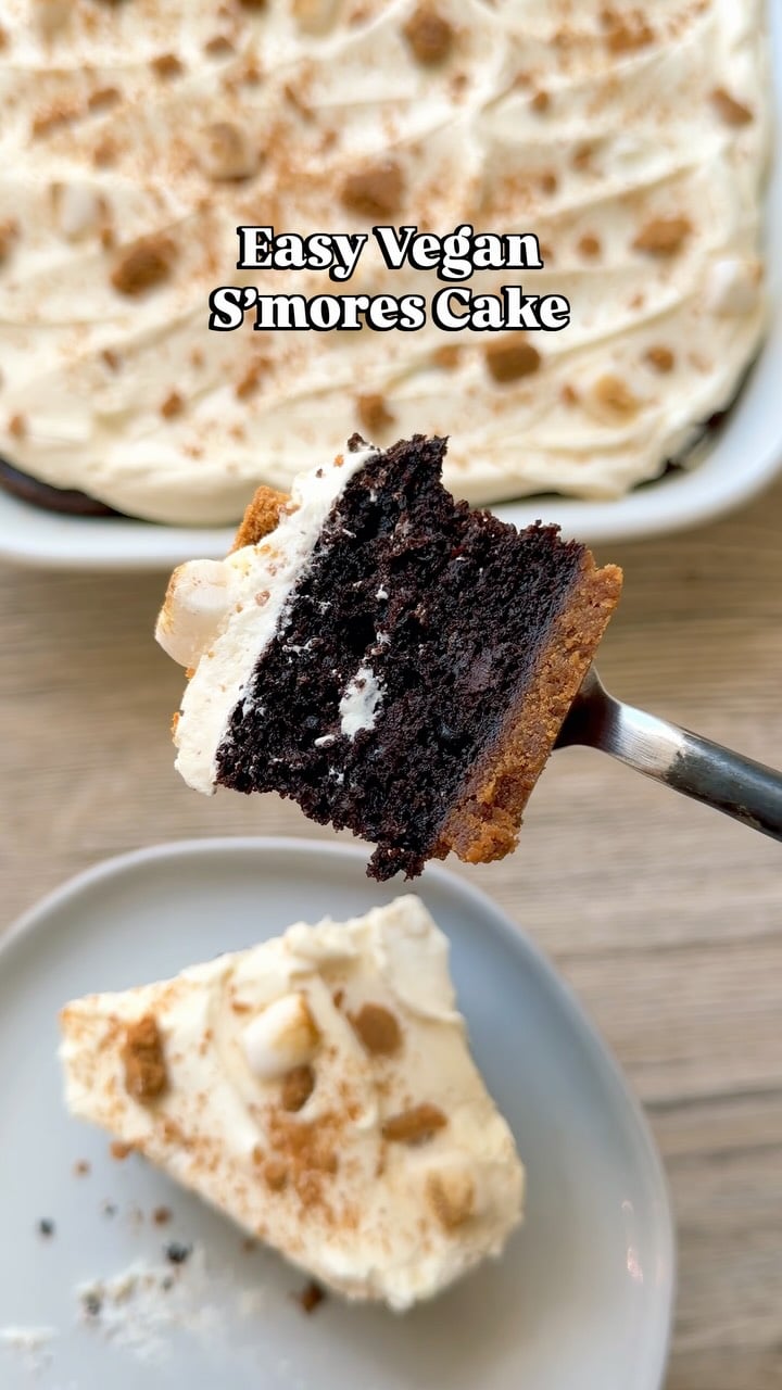 Get the recipe at bigboxvegan.com 🍫🍰🌱