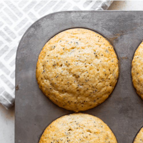 Classic Vegan Lemon Poppyseed Muffins – Big Box Vegan