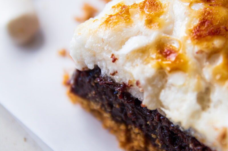 Vegan S’mores Brownies