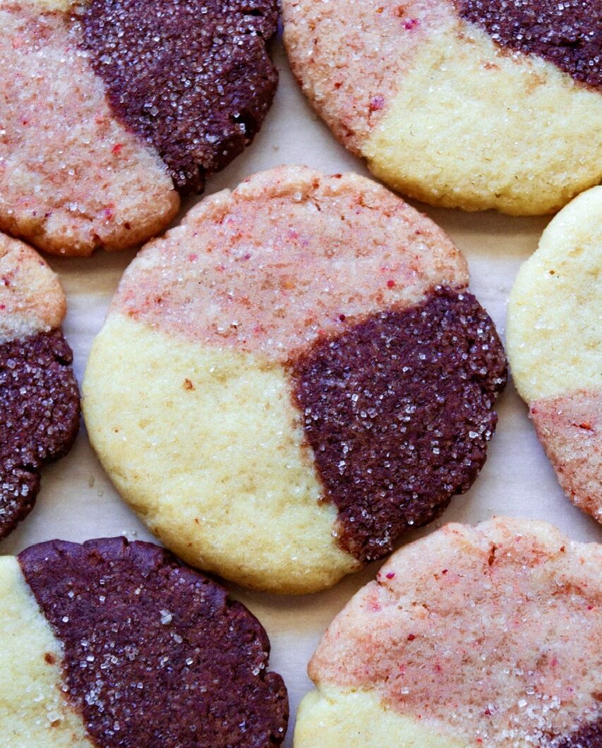 Vegan Bakery Style Neapolitan Sugar Cookies