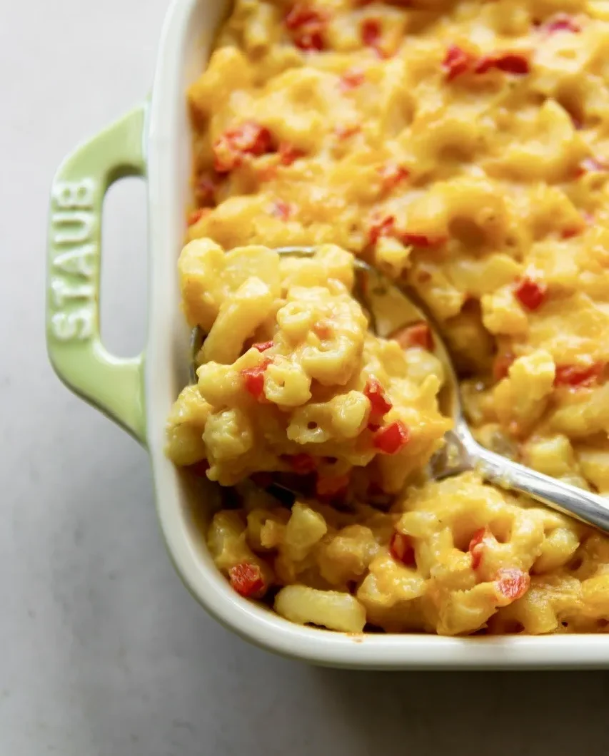 Vegan Pimento Mac and Cheese