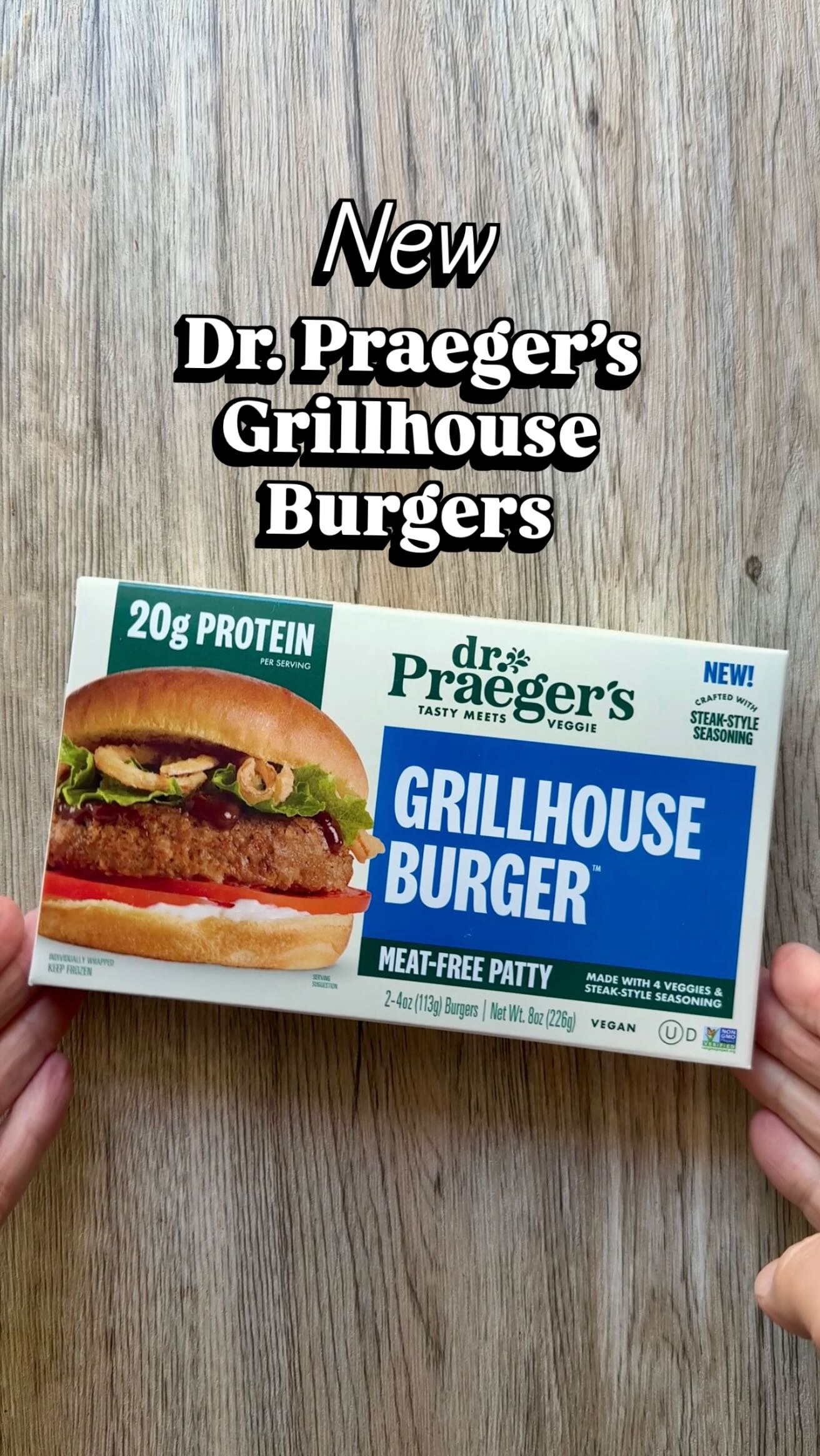 [AD] Dr. Praeger’s NEW Grillhouse Vegan Burgers are the star of my mini tater tot sliders! ✨🍔✨

Juicy, seasoned with steak-style spices, and made with real veggies and other great ingredients, they bring that grillhouse restaurant experience home.

I turned them into an easy, crowd-pleasing vegan appetizer for holiday parties, game day, or whenever the mood strikes.

👉🏼 Comment “GRILLHOUSE” for a BOGO offer!