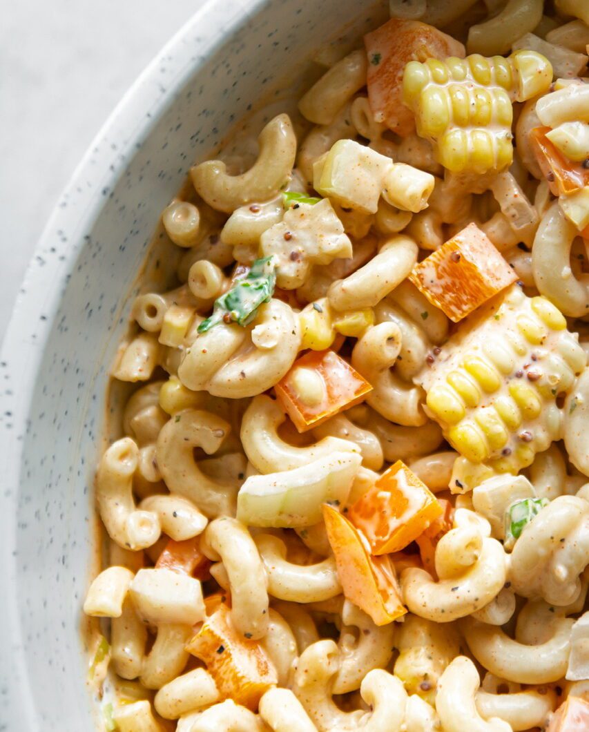 Vegan Cajun Macaroni Salad