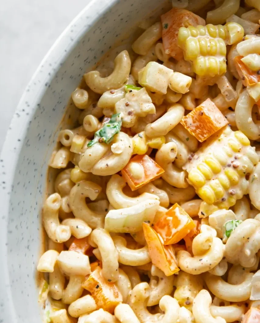 Vegan Cajun Macaroni Salad