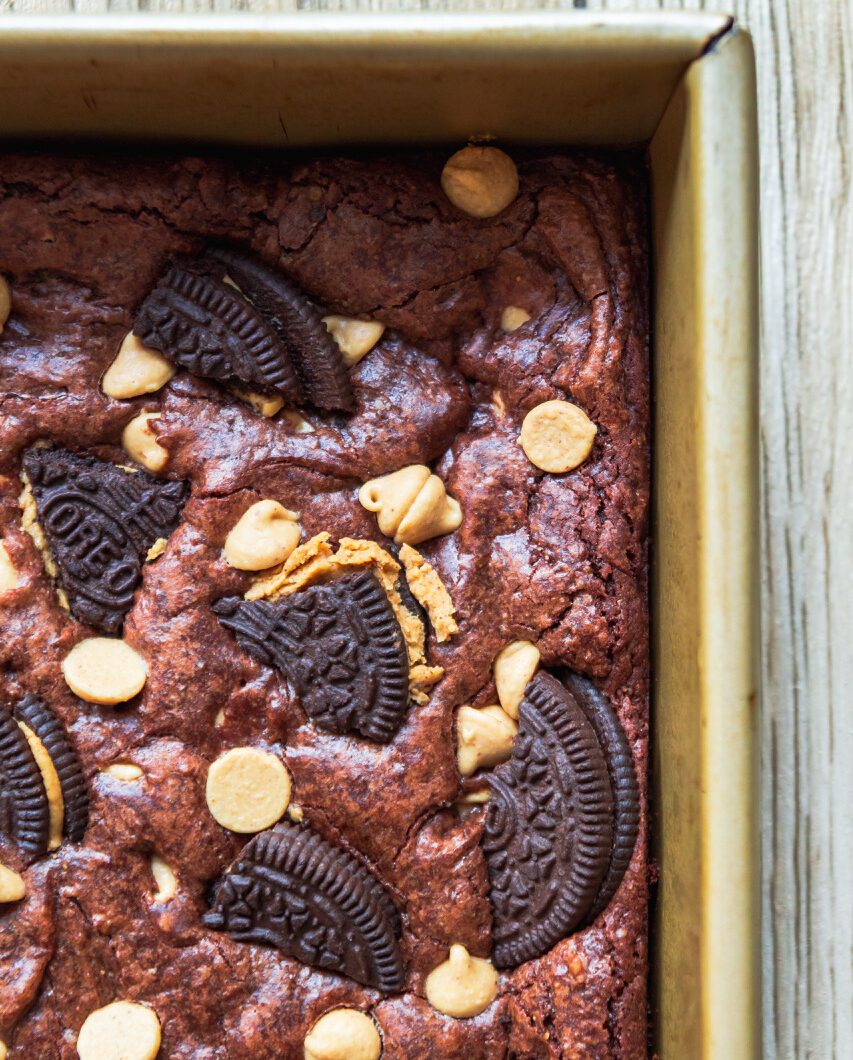 Better Boxed Peanut Butter Oreo Brownies
