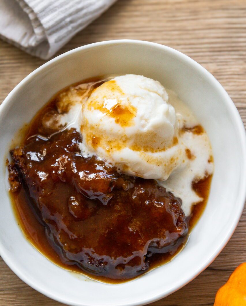 Vegan Pumpkin Pudding Cake