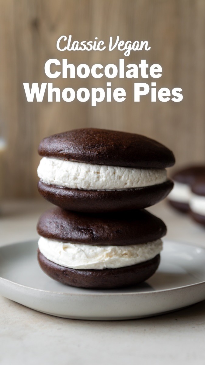 Have you ever had a whoopie pie? 🍫

Tender cocoa cake sandwiched around a fluffy vanilla filling but mine are fully vegan and honestly kind of perfect. If you’ve never tried one, this is your sign!

Comment RECIPE and I’ll send you the link. 👇