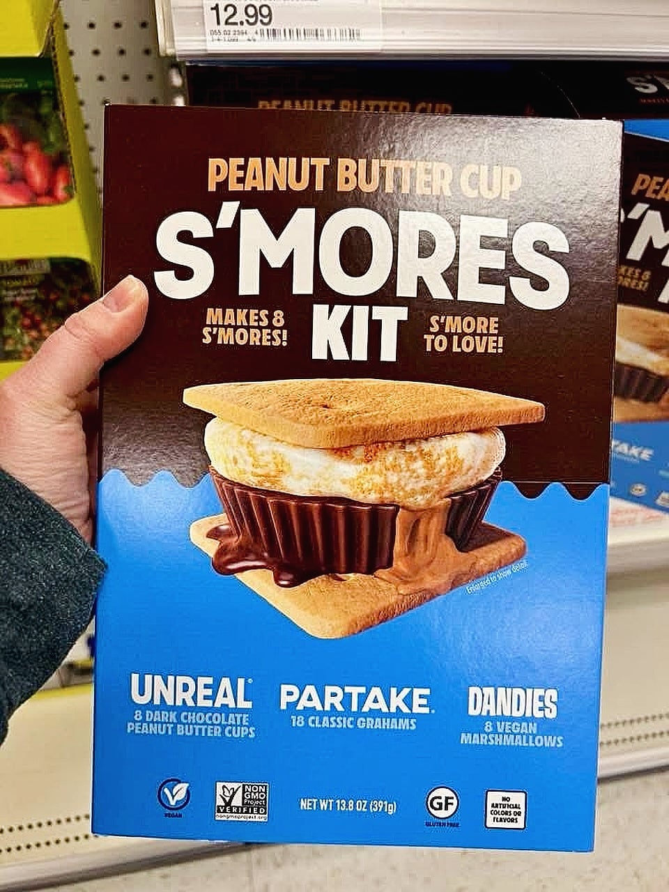 Spotted! Looks like summer fun is dropping early! Meghan (thank you!) on Facebook sent this new s’mores kit she found at Target to me and it’s the kind of collab I’ve never seen before! 

🥜🍫 @unreal.snacks dark chocolate peanut butter cups!

😍 @partakefoods gluten free grahams!

☁️ @mydandies marshmallows!

Now, do you think you can make it look like the picture? 😂