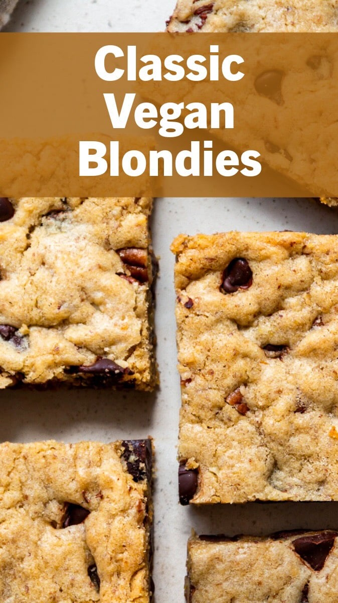 Thick, chewy, and loaded with butterscotch flavor, you’d never guess my classic blondies are vegan. 💛

You’re going to make these on repeat. Comment RECIPE and I’ll send it right to you!