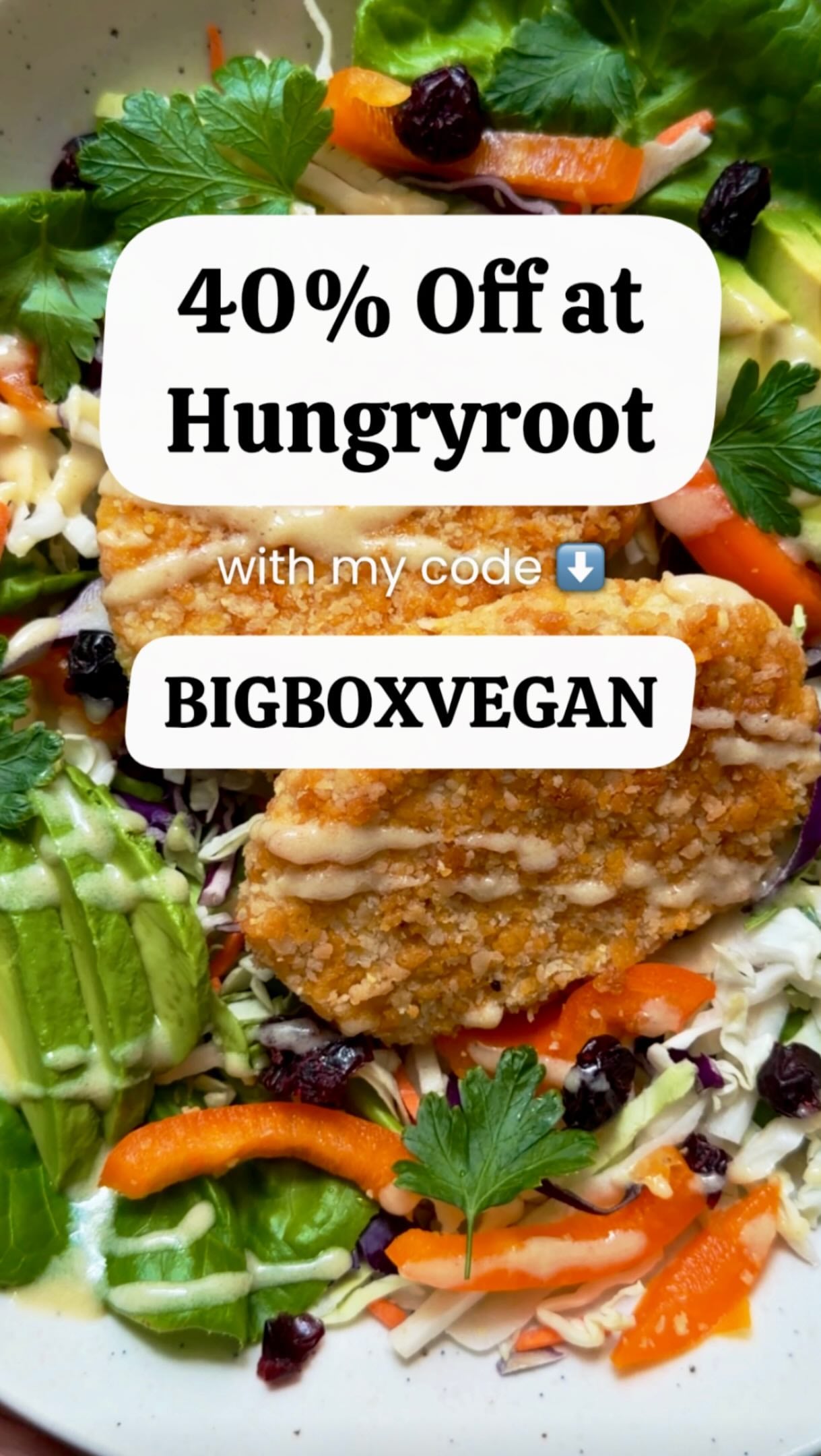 [AD] I knew @hungryroot offered recipes, but did you know you can also shop it like a vegan grocery store? 👀🌱

There are SO many vegan options available including products I don’t always see out in the wild, plus an amazing selection of Hungryroot’s own private-label foods. Their spinach artichoke dip is incredible! 

You can shop for groceries, grab ingredients for recipes, or mix and match depending on what strikes your mood. Plus, Hungryroot personalizes your selections based on your tastes and dietary needs, making it even easier to figure out what to get, all shipped to you on your schedule.

This is a great option if you don’t have time or easy access to some of these vegan products. Get 40% OFF your first Hungryroot order plus a free gift, their best offer! Use my code BIGBOXVEGAN at checkout. 📦

🛒 Check out my link in bio to nab this deal or comment LINK and I’ll send it right to you!

#hungryroot