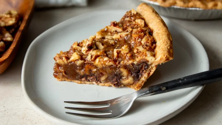 Image for Vegan Kentucky Chocolate Walnut Pie