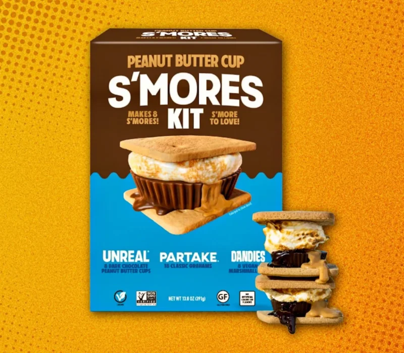 Unreal, Partake, and Dandies Team Up for a Vegan S’mores Kit