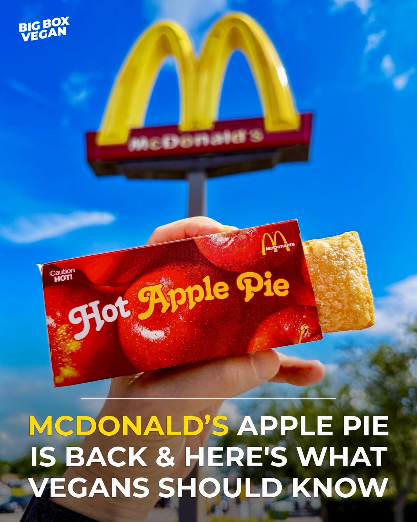 McDonald’s Fried Apple Pie is back for a limited time! 🍎 

Curious what’s in it and how it’s prepared? It’s a lot of info so I’ve got the full scoop in my new blog post.

Comment “LINK” and I’ll DM you the details!